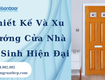 Thiết kế và xu hướng cửa nhà vệ sinh hiện đại