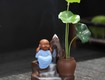 Thác khói trầm chú tiểu xanh Hoàng gia 