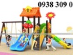 Cầu trượt xích đu trẻ em liên hoàn, cầu trượt liên hoàn ct 
