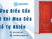 Những điều cần biết khi mua cửa gỗ tự nhiên