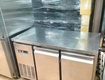 Tủ bàn mát inox 2 cửa hàng mới 91 dài 1m2 