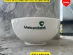Xưởng in bộ chén sứ cao cấp   in logo theo yêu cầu 
