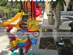 Nhà banh sắt lục giác trẻ em, nhà bóng trẻ em ngoài trời 