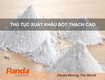Thủ tục xuất khẩu bột thạch cao