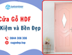 Cửa gỗ công nghiệp hdf: tiết kiệm và bền đẹp