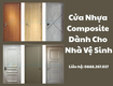 Cửa nhựa composite dành cho nhà vệ sinh