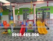 Cầu trượt mầm non ngoài trời, cầu trượt trẻ em nhập khẩu 