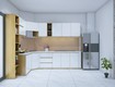 Tủ bếp gỗ công nghiệp an cường phủ acrylic 