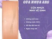 Cửa nhựa abs hàn quốc 