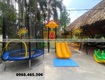 Cầu trượt mầm non nhập khẩu, cầu trượt trẻ em ngoài trời 
