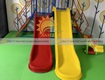 Cầu trượt máng đôi ngoài trời, cầu trượt sắt máng đôi giá rẻ 