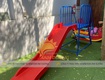 Cầu trượt đơn nhựa composite trẻ em, máng trượt hồ bơi 