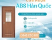 Cửa nhựa abs hàn quốc