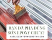 Lỗi phổ biến khiến sơn epoxy không khô