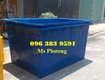 Thùng nhựa chữ nhật 2000lit chất dày, nhựa nguyên sinh bền 