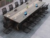 Bàn hội nghị chân sắt mặt gỗ công nghiệp giải pháp tối ưu cho không gian...