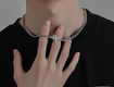 Dây chuyền titan unisex chống gỉ   cá tính   phối đồ siêu...