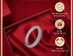 Nhẫn bạc đính đá nj   eternity 