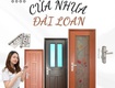 Cửa nhựa đài loan ghép thanh
