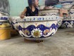 Cơ sở chậu hoa Thế Sơn   chậu hoa dán sành sứ   chậu khảm sành...