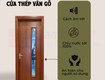 Cửa thép vân gỗ saigondoor