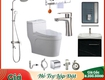 Combo thiết bị vệ sinh nhà tắm trọn bộ 10 món mtcb 106