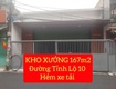 Kho xưởng ở tỉnh lộ 10, giá 25tr/tháng