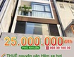 Thuê nguyên căn: 25.000.000 đ/th hẻm xe hơi phan xích long 60m2...