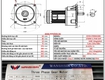 động cơ giảm tốc mặt bích wanshsin gv50 2200w 120s
