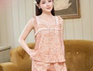 đồ mặc nhà 2 dây đẹp   mát mẻ, gợi cảm, nữ tính tuyệt...