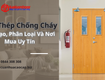 Cửa thép chống cháy: cấu tạo, phân loại và nơi mua uy tín 