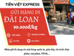 Gửi hàng đi đài loan tiến việt express