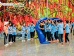 Cho thuê vòng tròn bạt , vòng bạt chơi vòng tròn đồng đội 