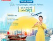 Vietnam airline ưu đãi bay hong kong giá vé khứ hồi chỉ từ 50 usd...