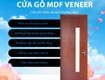 Cửa gỗ mdf veneer saigondoor