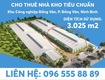Cho thuê kho xưởng sản xuất, chứa hàng đầy đủ pccc tại kcn đồng văn...
