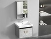 Tủ lavabo nhà tắm nhôm tổ ong màu trắng vân đá 50 35 mttn 7545...
