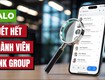 Hướng dẫn quét thành viên qua link zalo cộng đồng 2025 