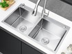 Chậu rửa chén inox 304 mờ codor c03in