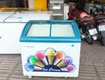Tủ đông kem mặt kính hiệu alaska dung tích 300l mới 91 