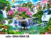 Tranh gạch 3d phong thủy hút tài lộc   876CVB 