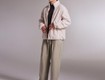 Unisex  áo khoác lông thú cơ bản có khóa kéo 