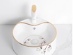 Lavabo đặt bàn tròn hoa văn mtla 07bh