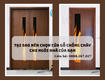Tại sao nên chọn cửa gỗ chống cháy cho ngôi nhà của bạn