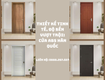 Thiết kế tinh tế, độ bền vượt trội: cửa abs hàn quốc