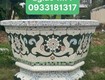 Nghệ nhân dán miễng sành sứ   ốp sành   chuyên chậu hoa...