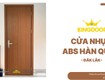 Cửa nhựa abs hàn quốc tại đắk lắk   chống ẩm, mối, lo 