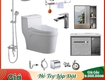 Combo trọn bộ nhà tắm 10 món nóng lạnh mtcb 115 