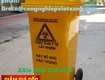 Thùng rác nhựa dùng cho trường mầm non   an toàn cho trẻ 