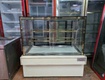 Tủ bánh kem hiệu wusheng kính vuông 3 tầng 1m2 mới 95 